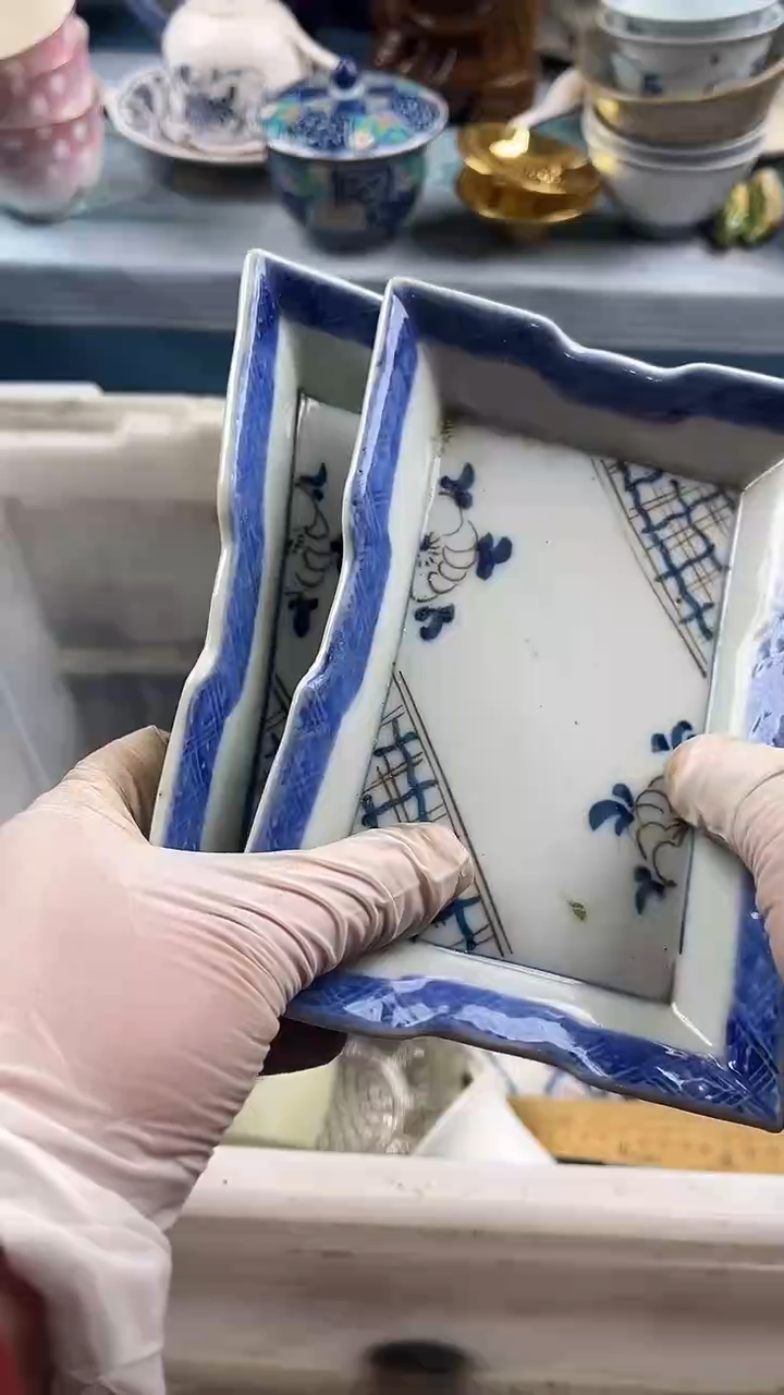 瓷片孤*英歌瓷器满28包邮