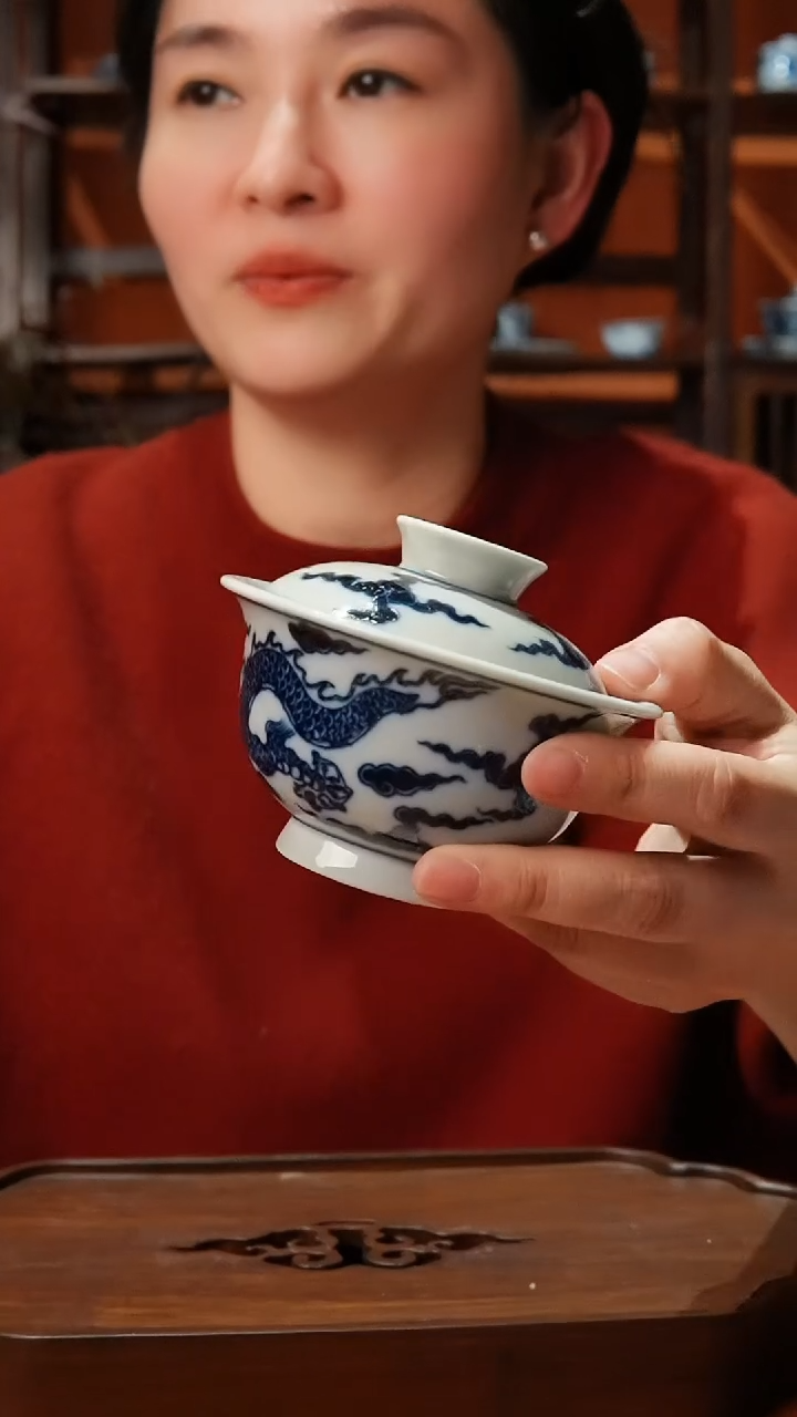 【闪购商品】景德镇镹曰手柴窑手工手绘茶具