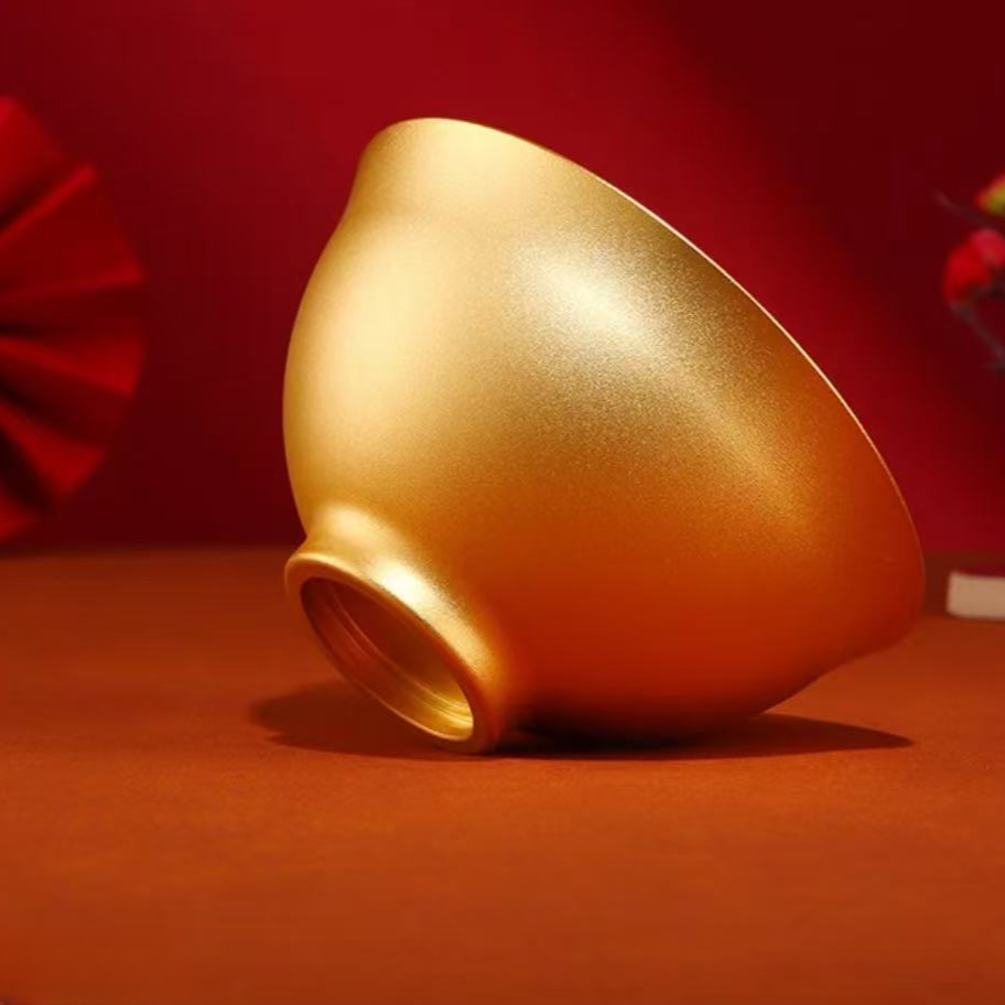 纯金金碗足金999实心古法