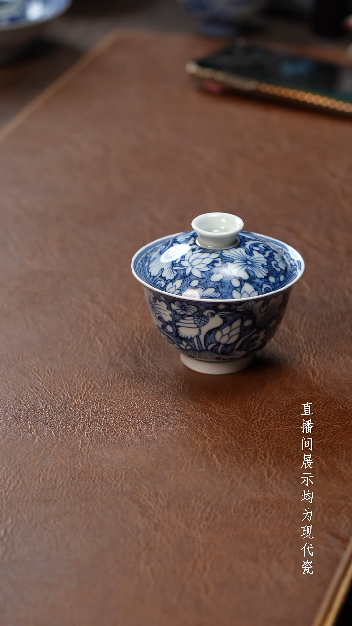 茶器茶器一鹭盖碗