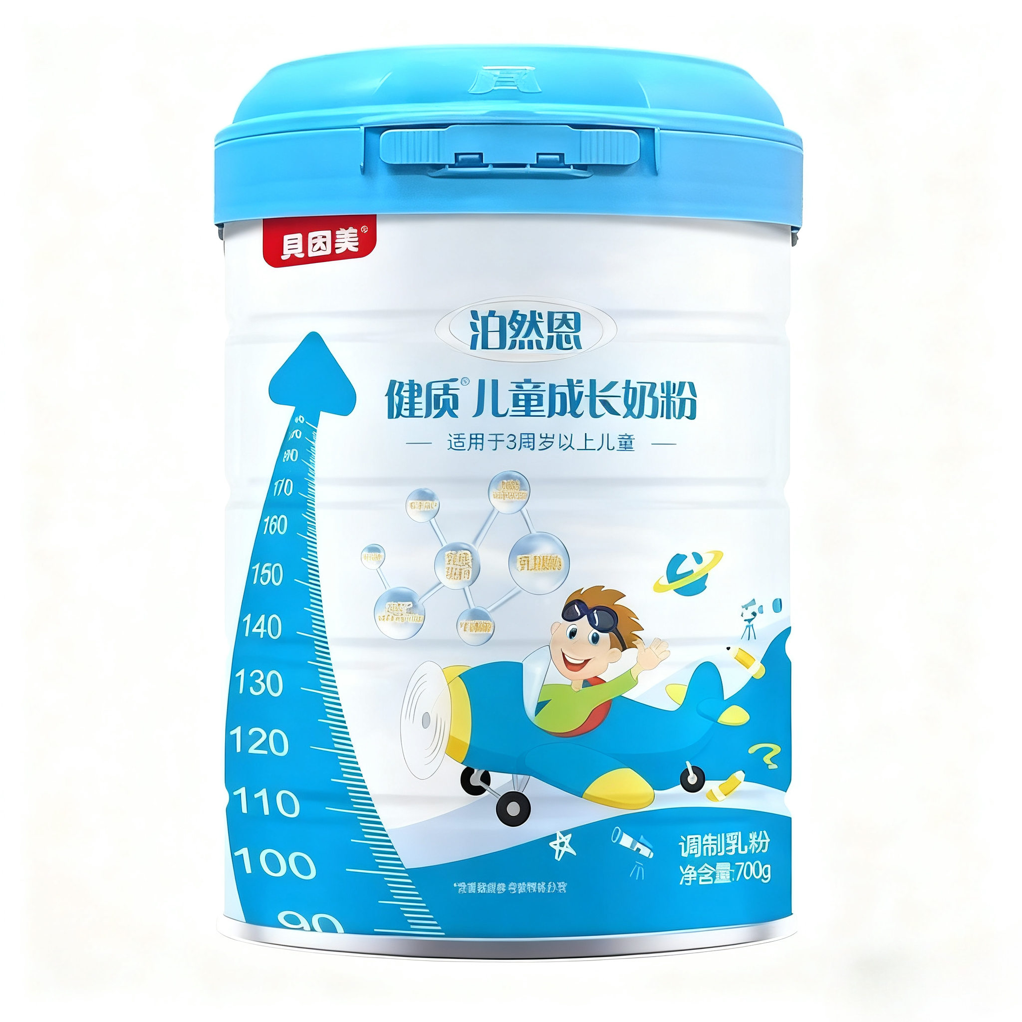 24.12月生产贝/因/美泊然恩健质儿童成长奶粉700克罐装