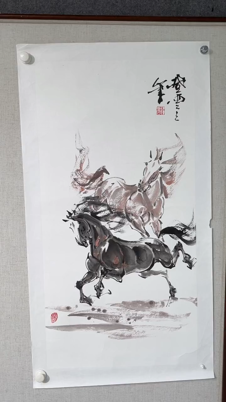 国画 卜登云老师开三尺