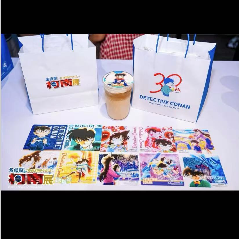 深圳柯南30周年展cafe杯垫
