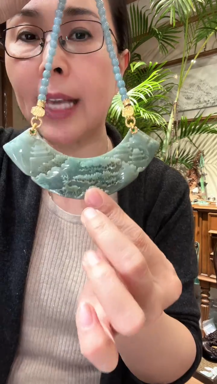 【闪购商品】翡翠颈饰未镶嵌国风