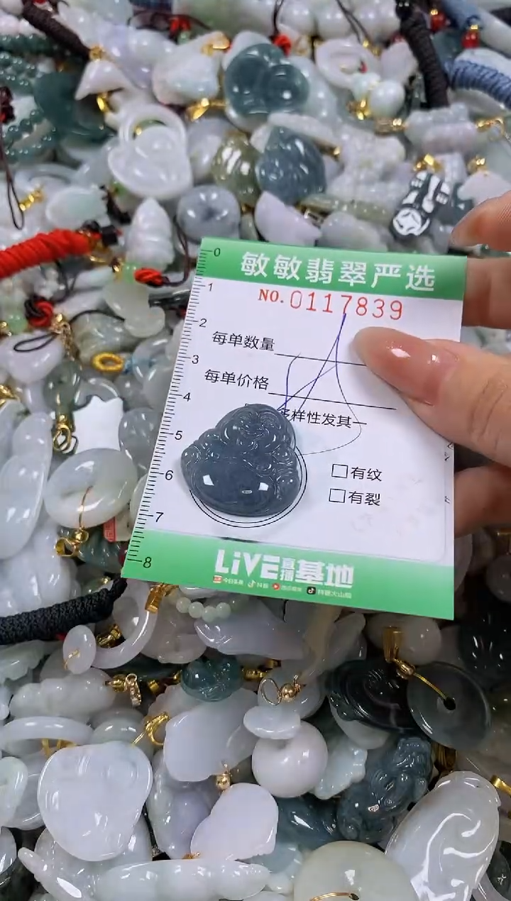 【闪购商品】翡翠颈饰未镶嵌闪购0117839多样性发其一