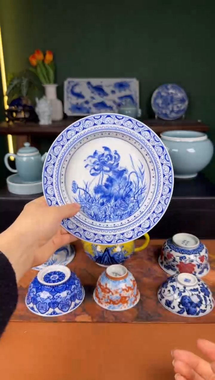 【闪购商品】杯景雨工坊。荷韵。  壶承