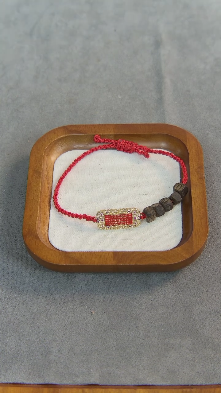 【闪购商品】沉香手串海南沉香+五条经文款