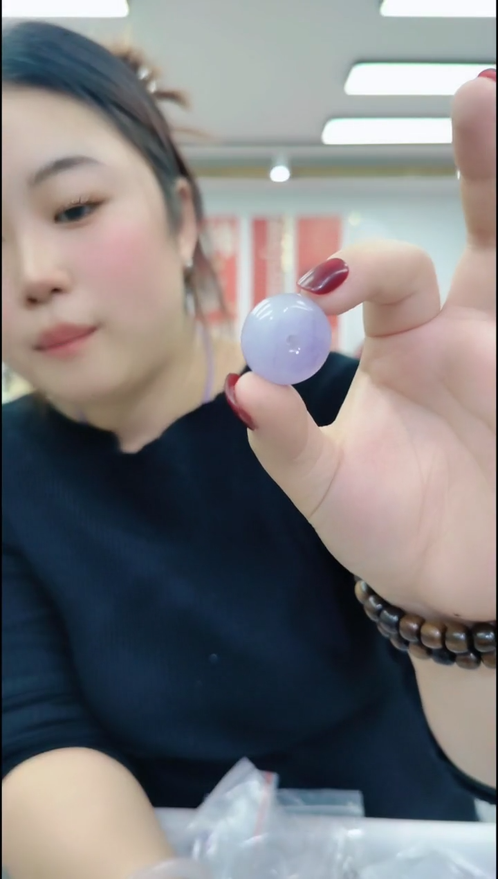 【闪购商品】石英质玉颈饰合金2366 紫平安扣