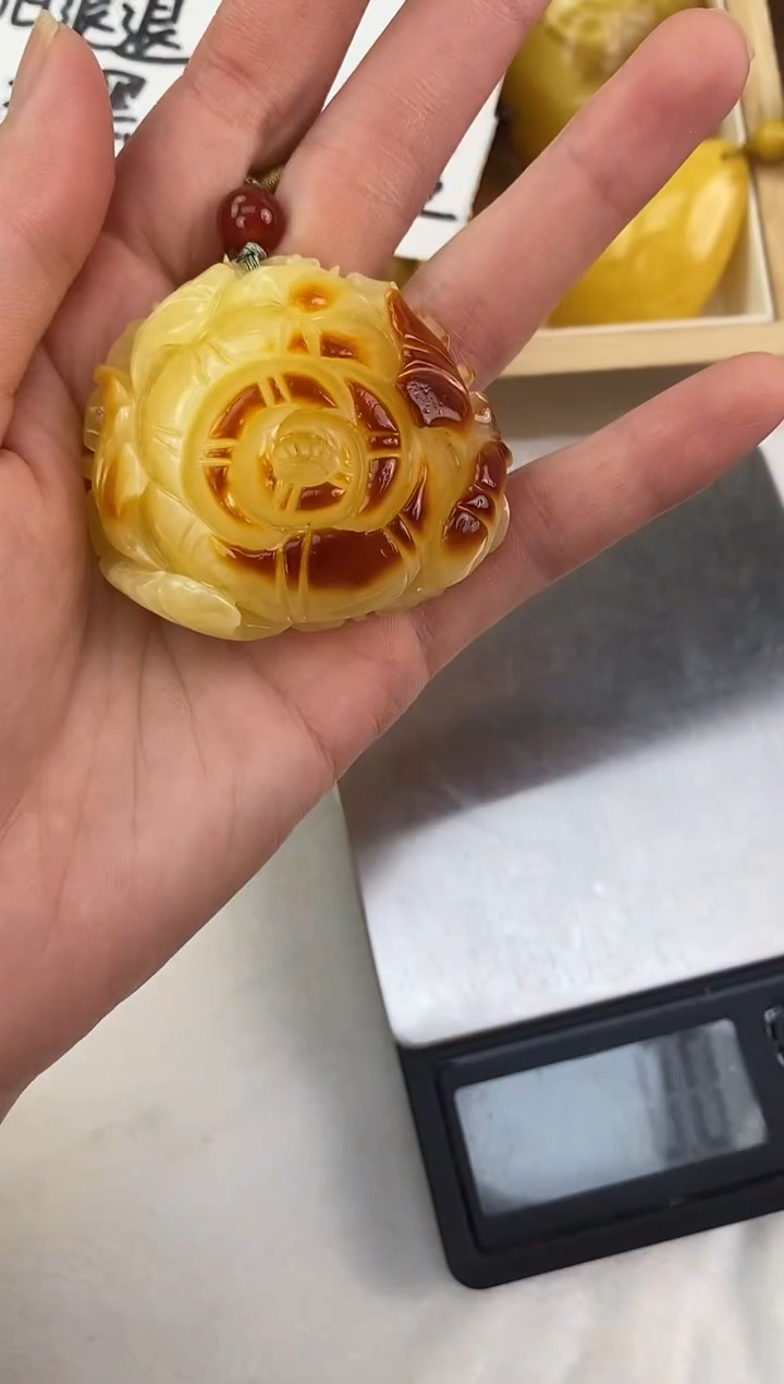 裸石琥珀未镶嵌天然琥珀蜜蜡