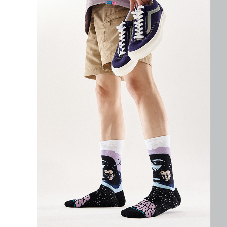 STANCE百搭透气潮袜男休闲中筒袜时尚个性美式休闲袜全功能运动袜