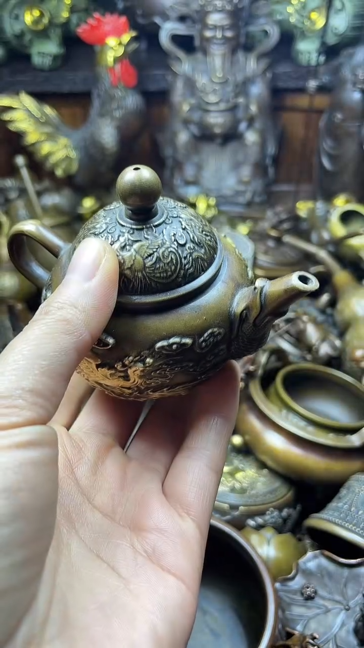 闪购链接，点击下单，有运费险，铜摆件