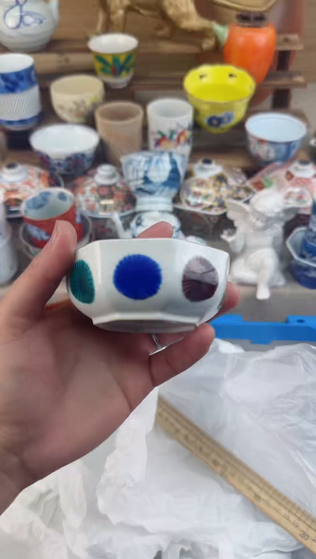 【闪购商品】瓷片茶盏陶瓷陶片6