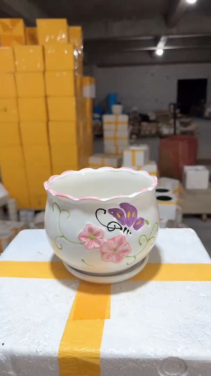 高温陶瓷花盆+Q104