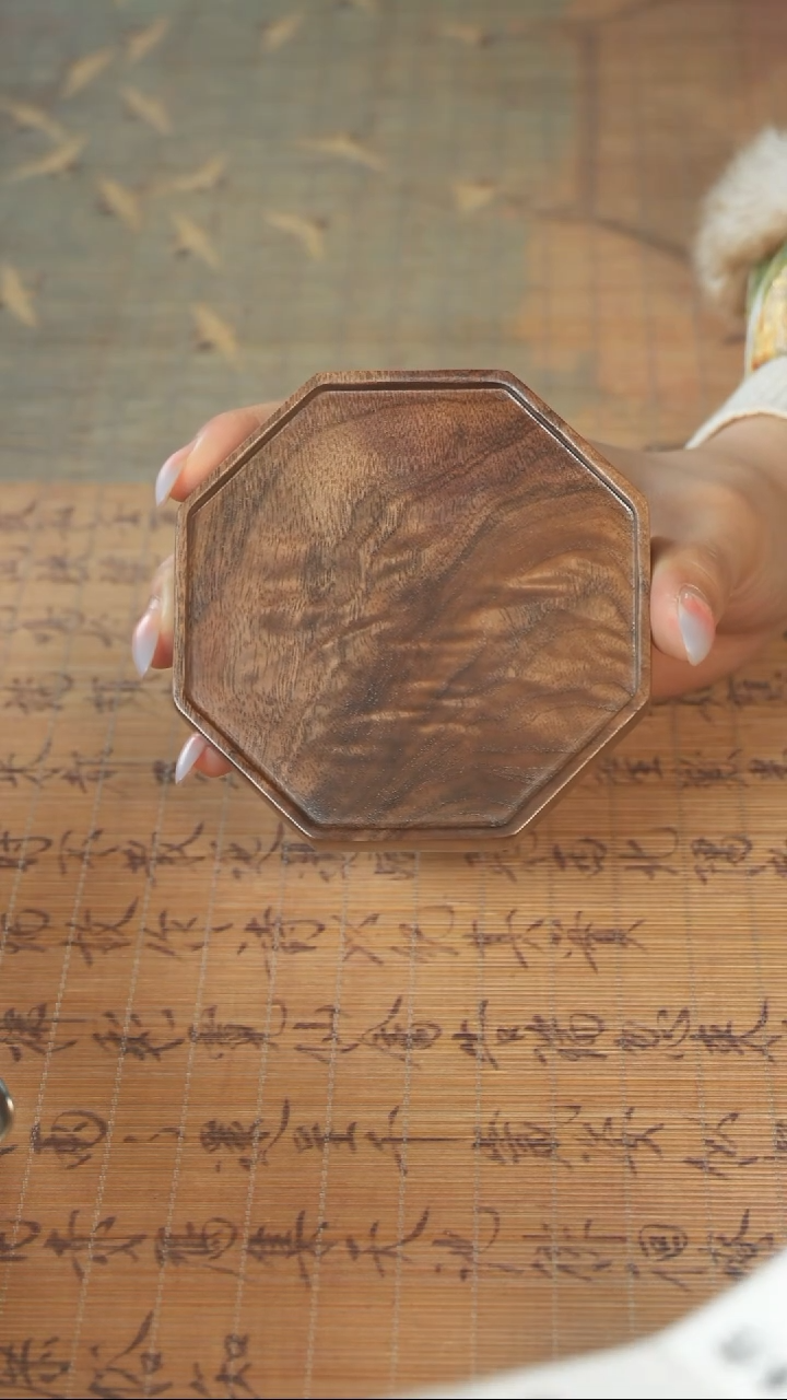 北美黑胡桃木茶盘881