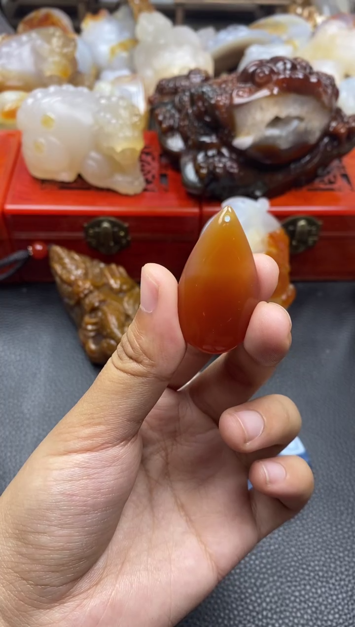 未镶嵌挂件玛瑙/玉髓石*00