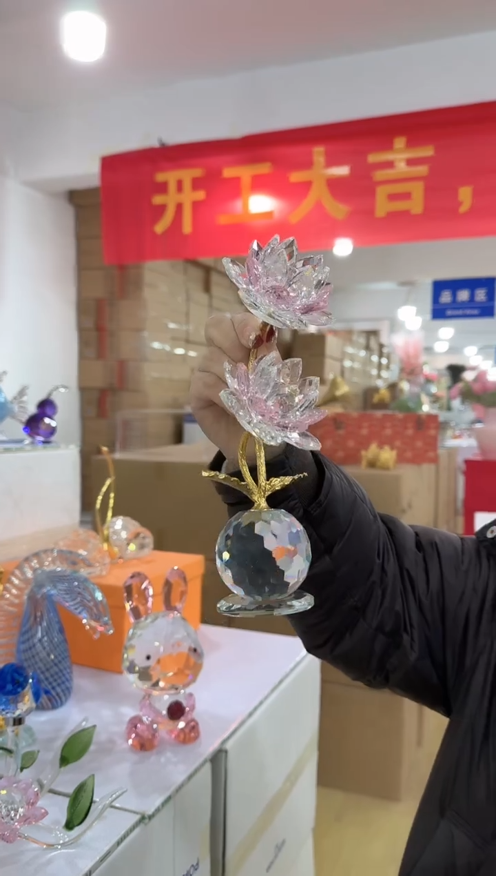 【闪购商品】无铅玻璃迪喜花器-y-早4