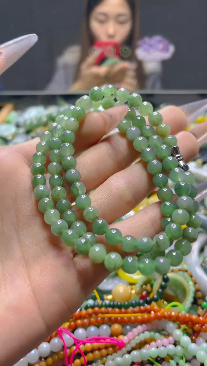 颈饰未镶嵌翡翠5MM