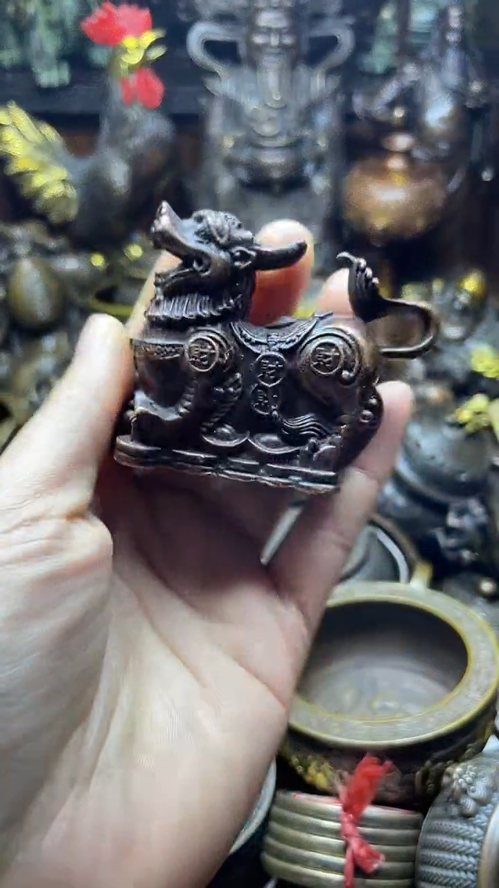 闪购链接，点击下单，有运费险，铜摆件