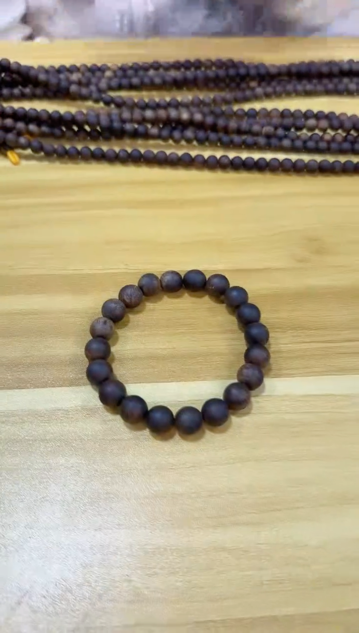 沉香手串10mm龙韵天香沉水圆珠单圈多样性发一