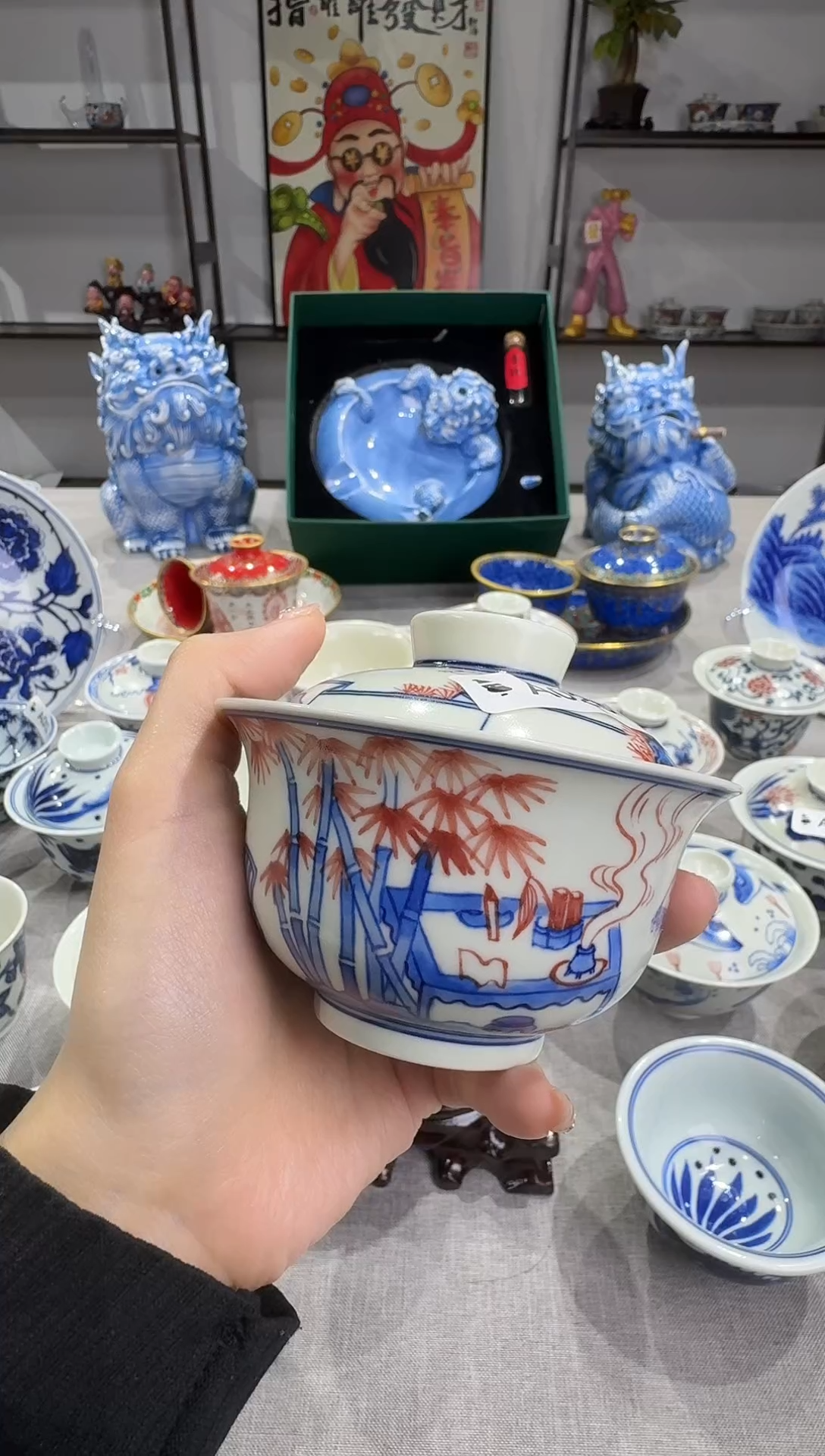 【闪购商品】【小玖推荐】手绘盖碗盖碗盖碗