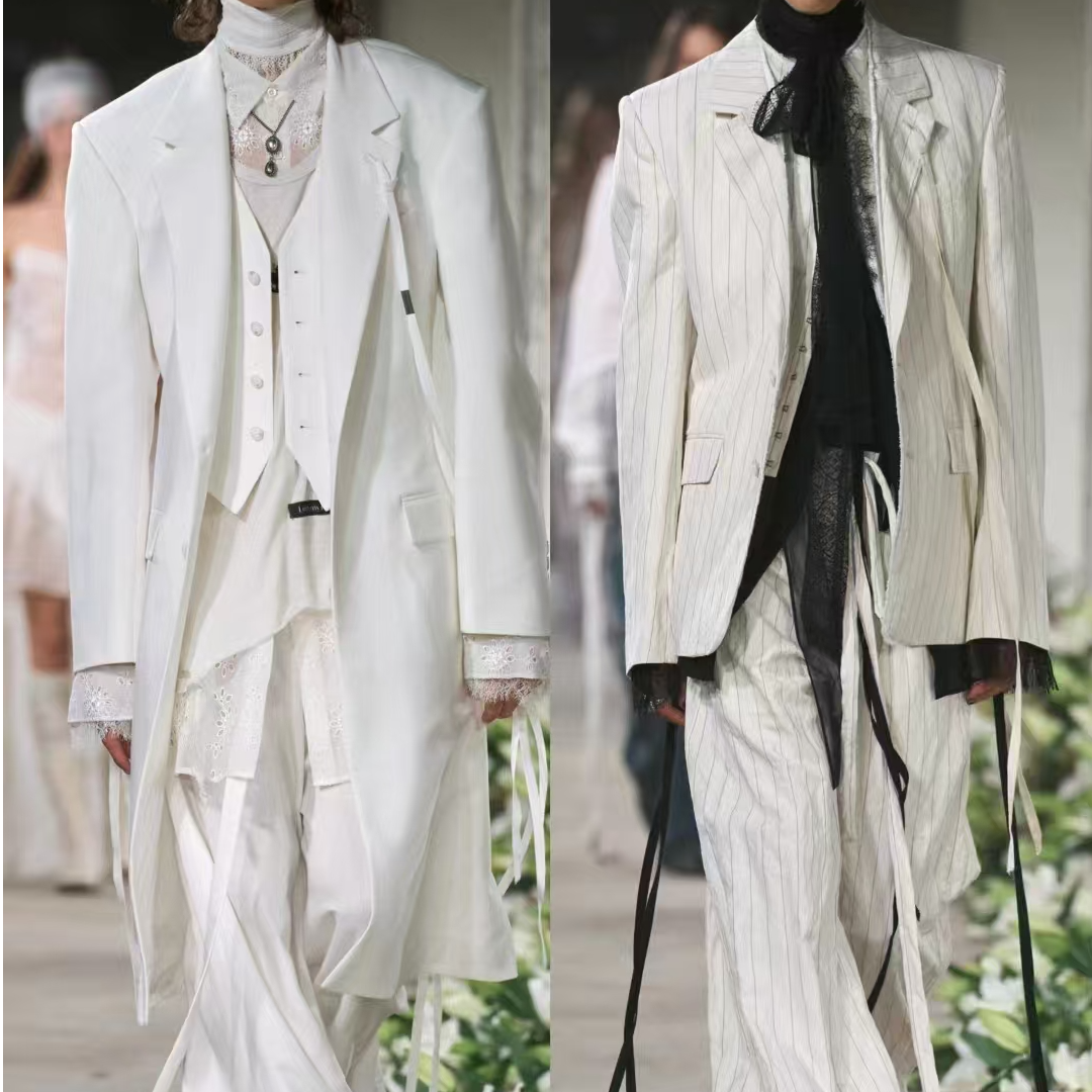 煊~ ATFANSON【37号链接】T1147# 春夏季潮奢时尚圆领破洞做旧短袖