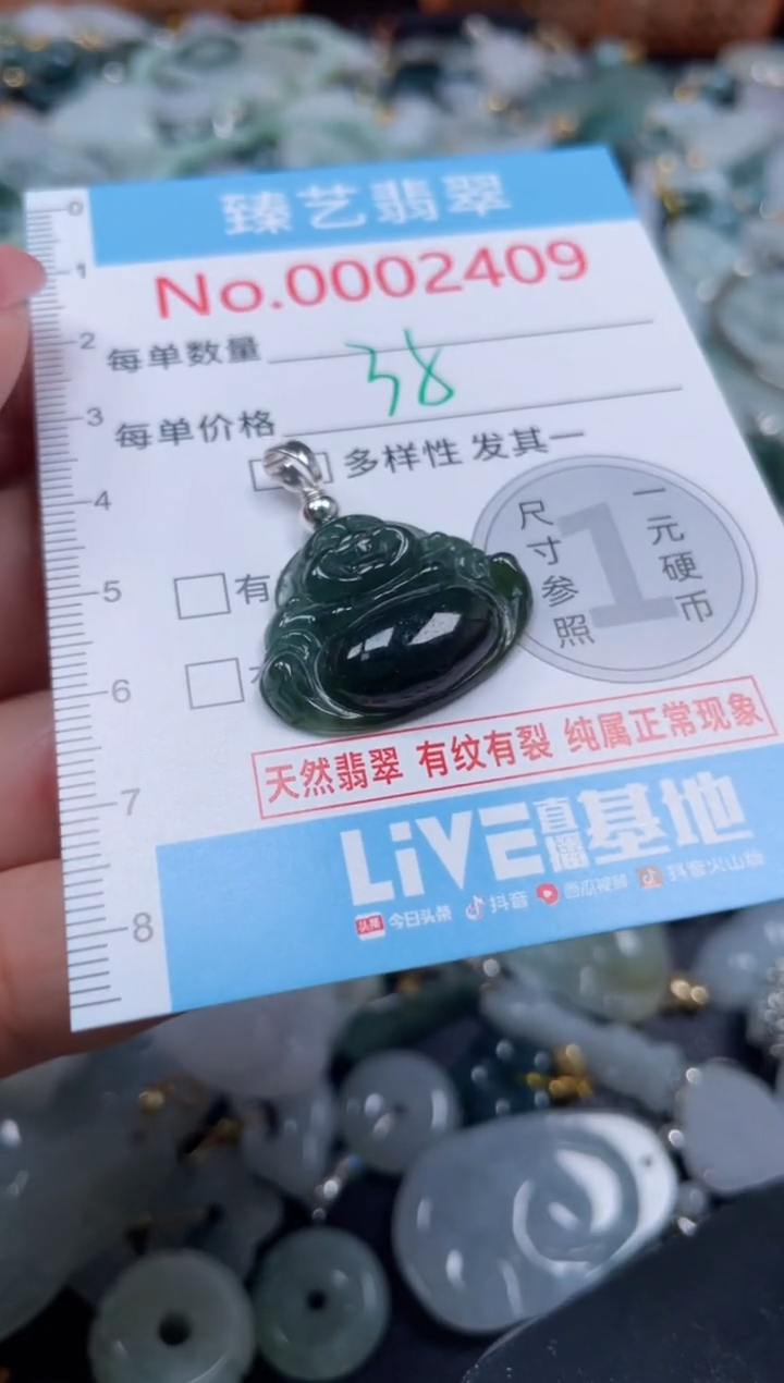 颈饰未镶嵌翡翠2409