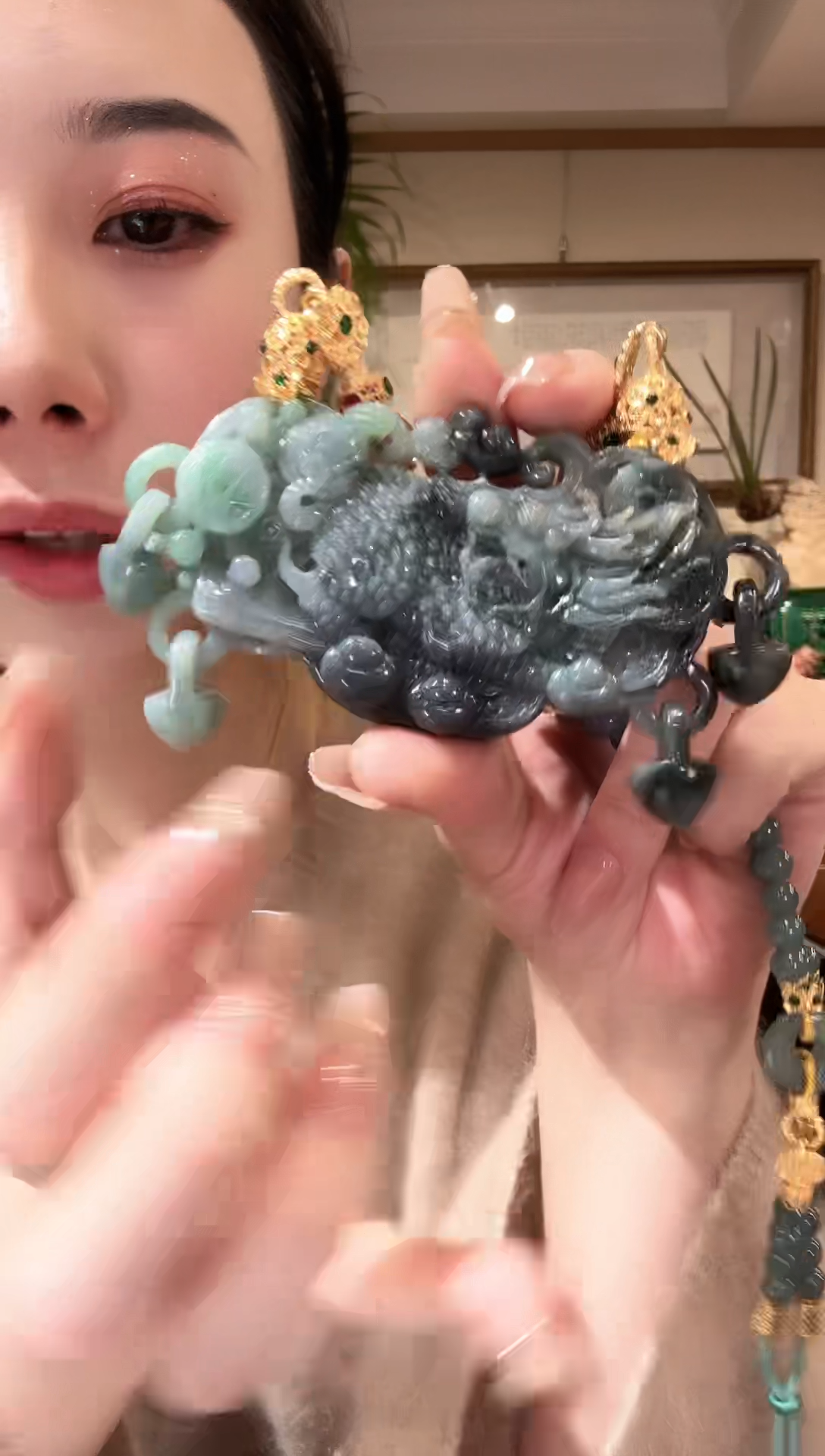 【闪购商品】翡翠颈饰未镶嵌国风