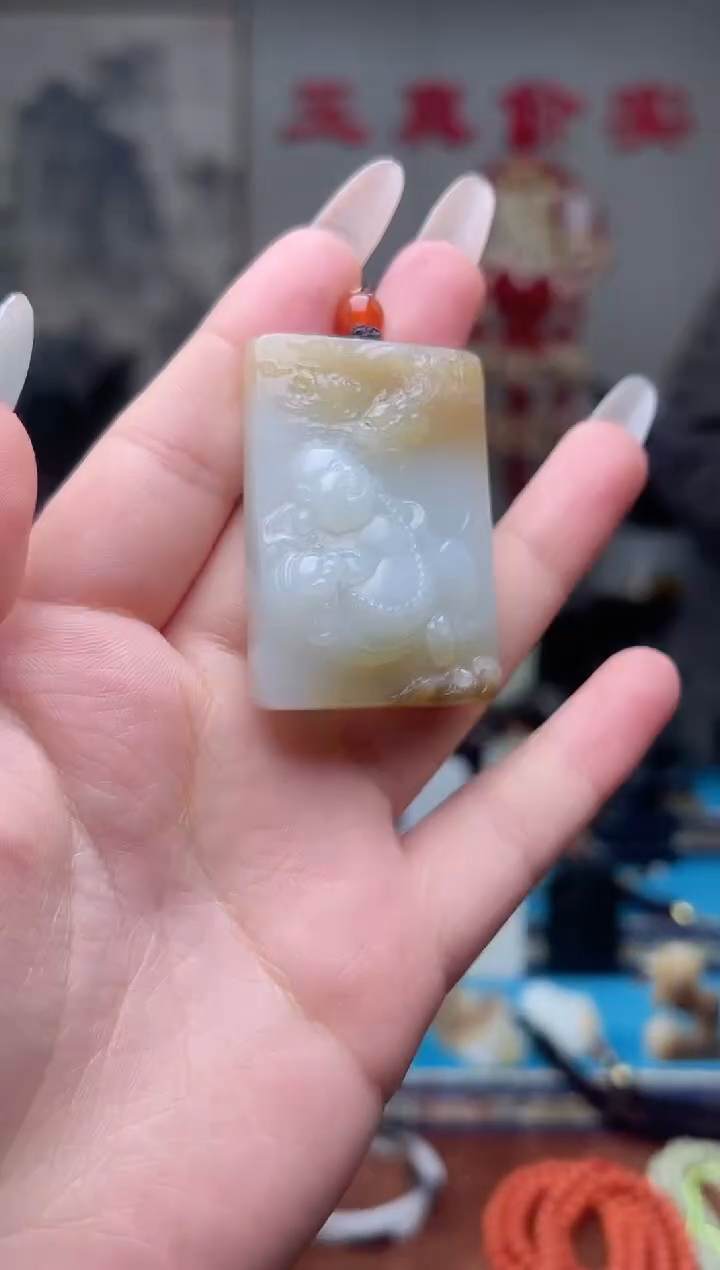 【闪购商品】和田玉挂件未镶嵌1