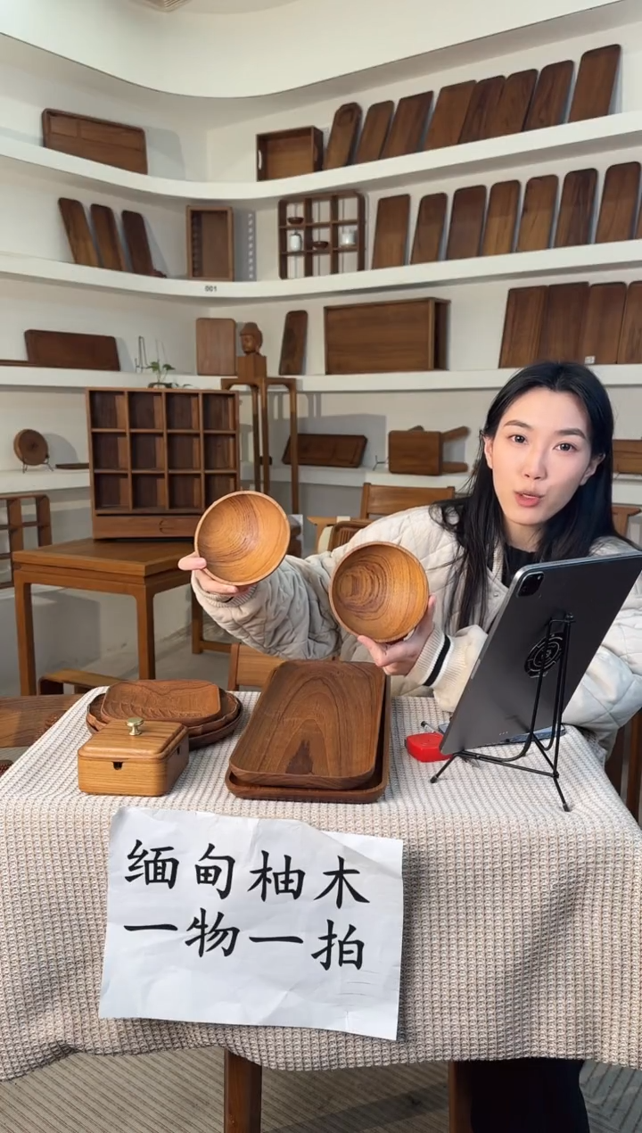 【闪购商品】整木碗*2