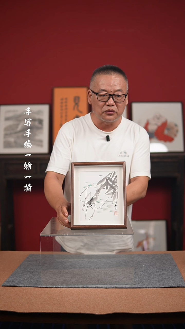 国画手绘-10寸摆台花鸟