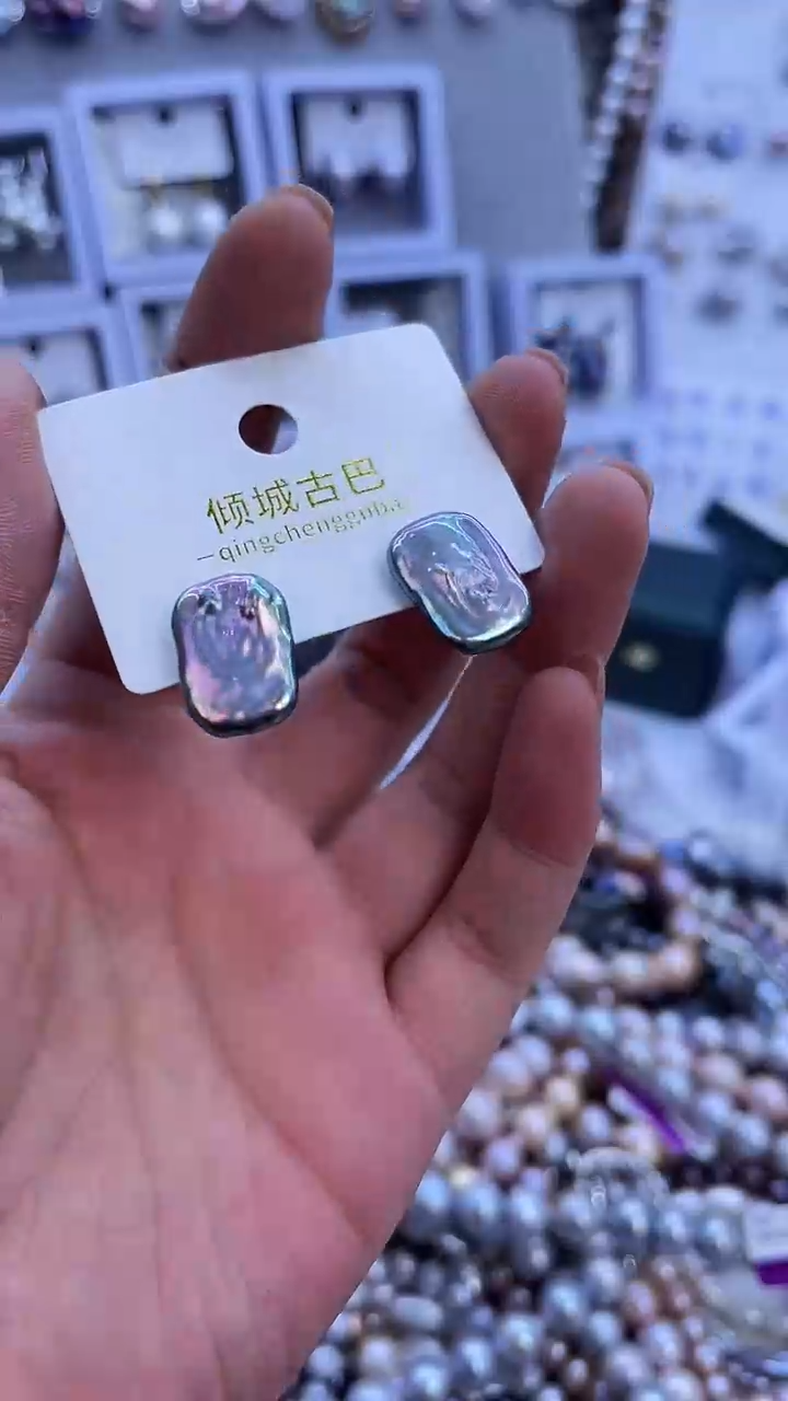 【闪购商品】淡水珍珠耳饰未镶嵌175