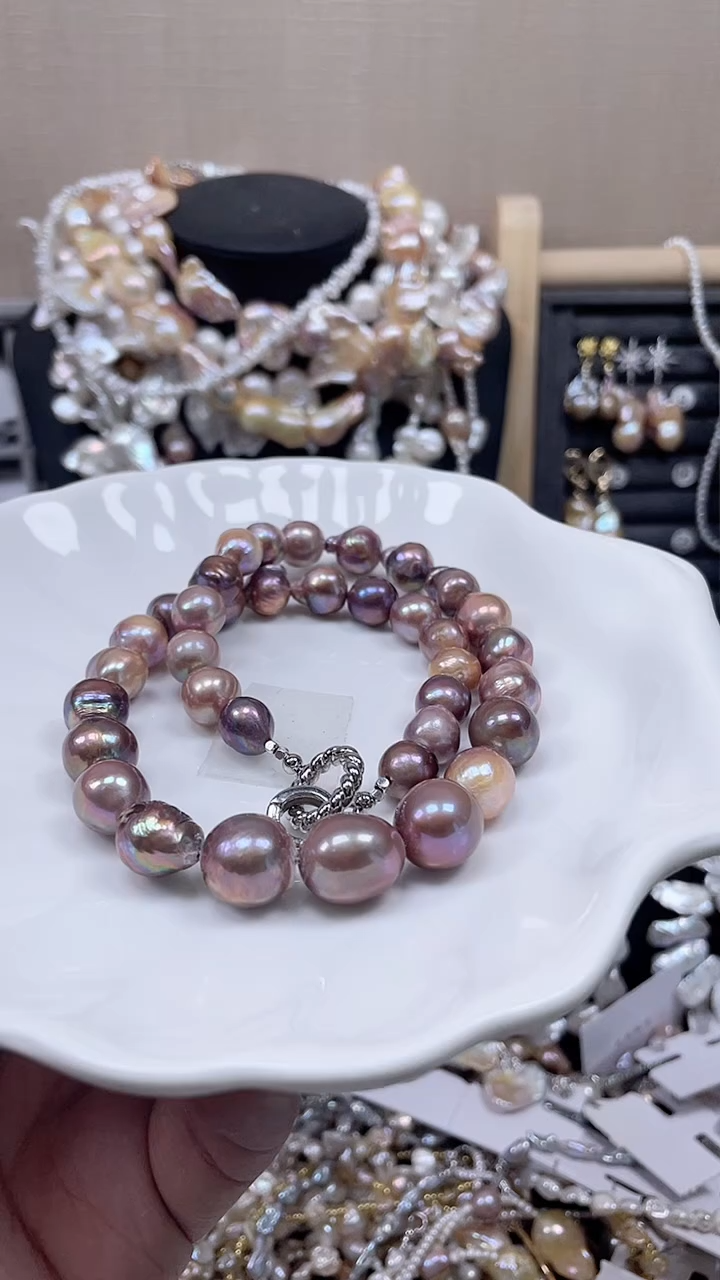 未镶嵌项链淡水珍珠【纯恬饰品】