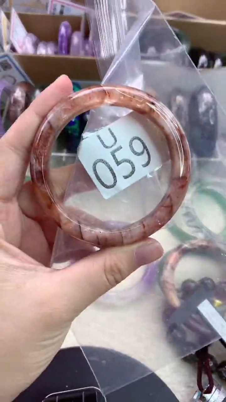 水晶手镯未镶嵌U059-58