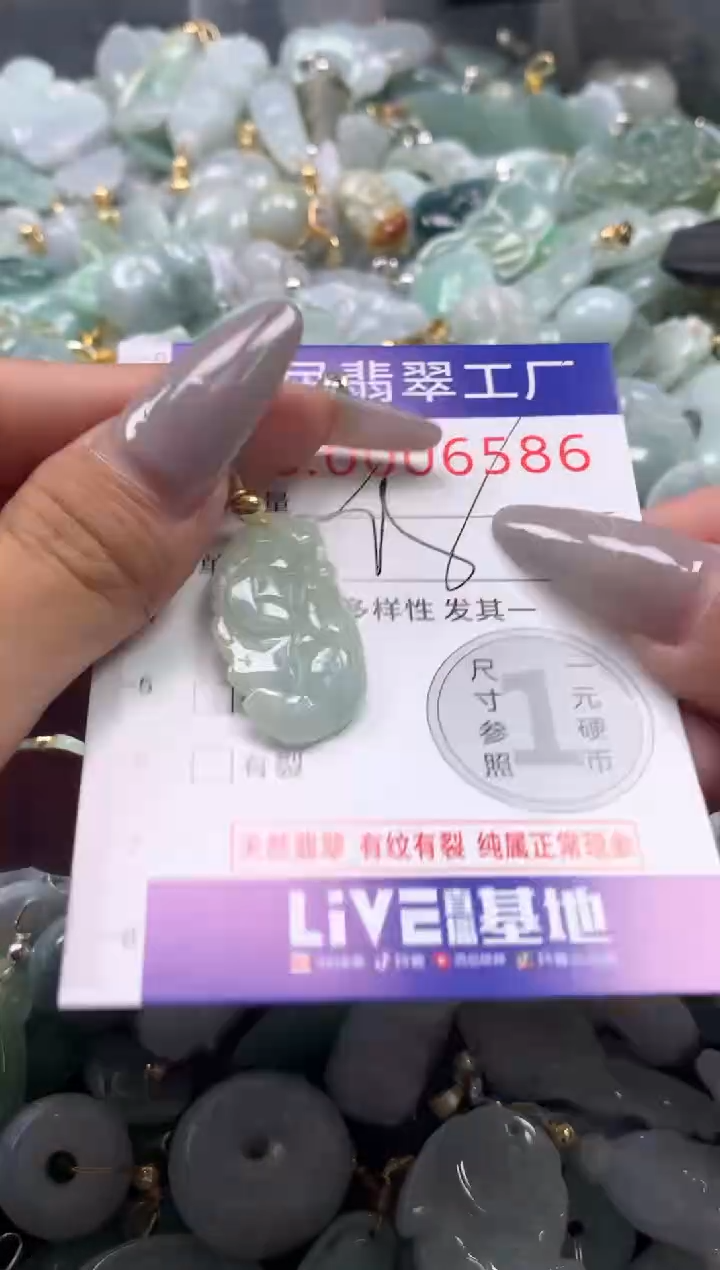 颈饰未镶嵌翡翠6586