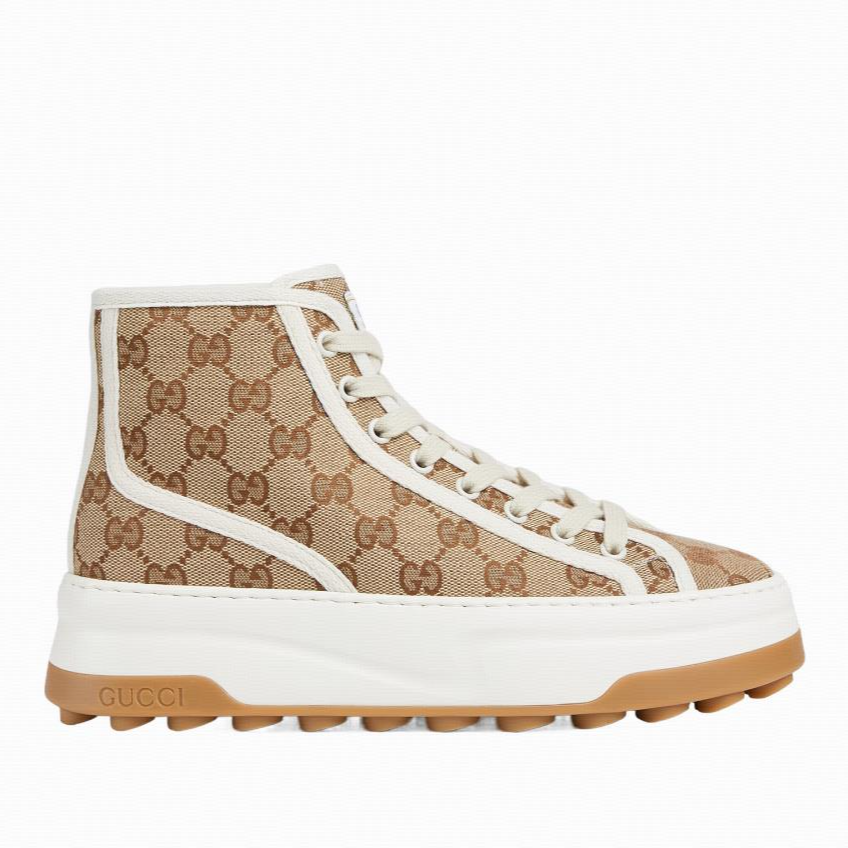 未使用 GUCCI/古驰 高帮运动鞋/36-39