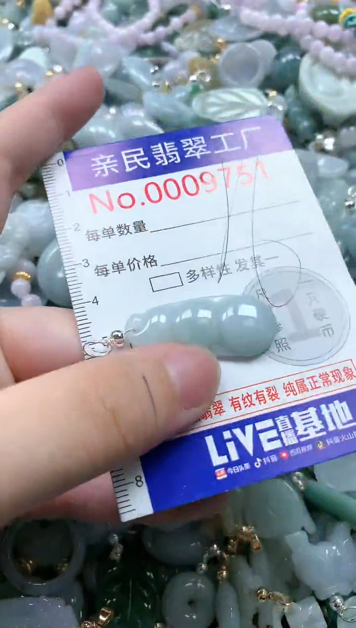 翡翠未镶嵌吊坠(不含链)9751