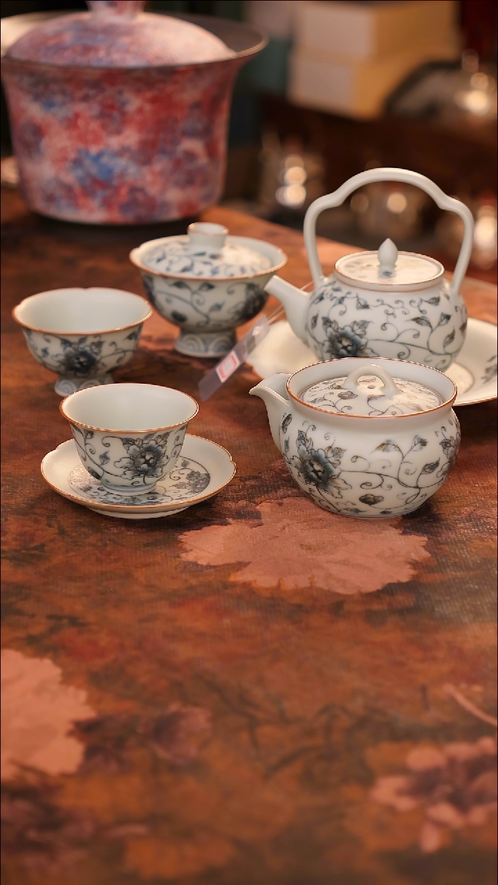 【闪购商品】陶瓷茶具（无礼盒无茶盘）@@A11852