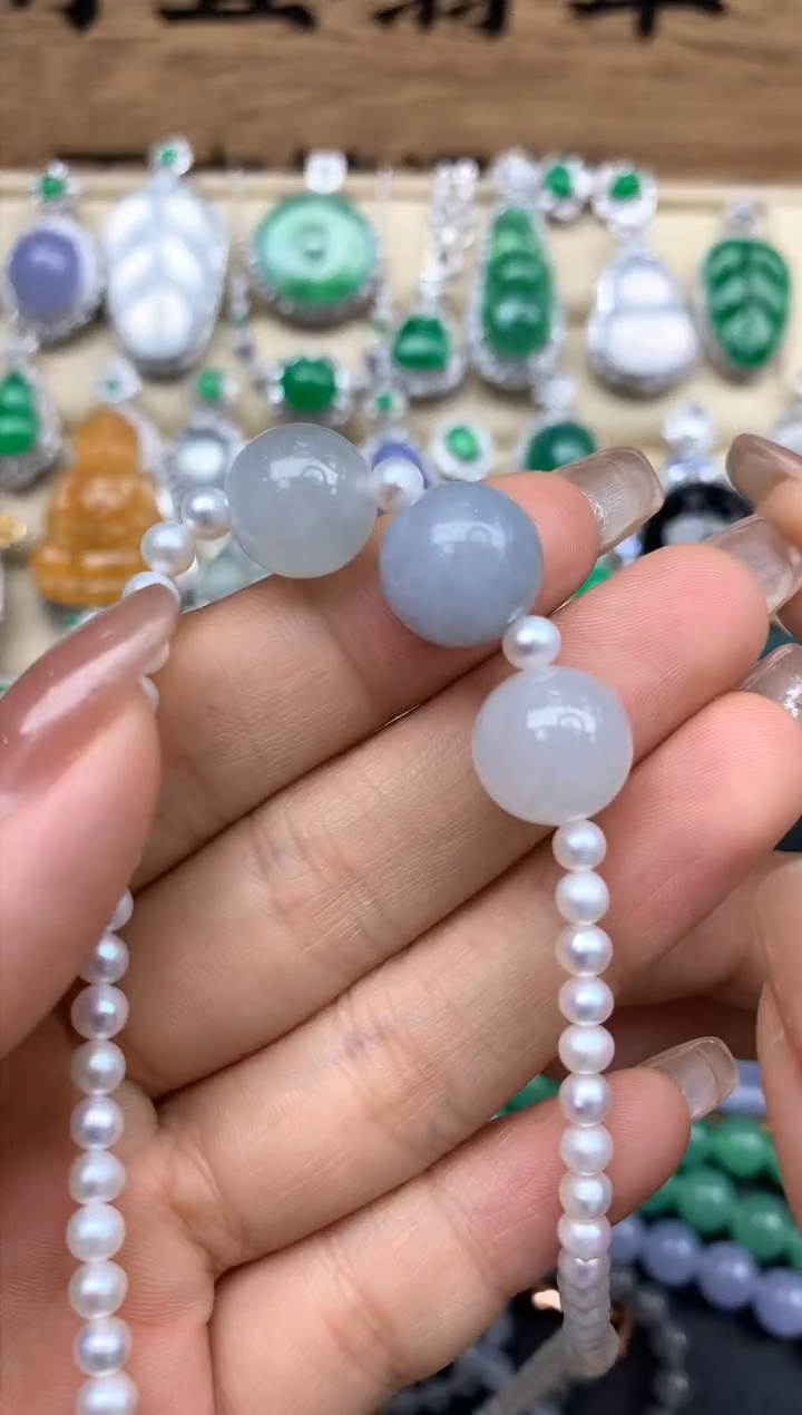 颈饰未镶嵌翡翠87-中国好珍宝