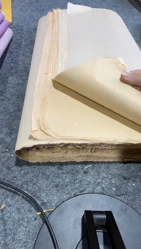 祉****3福利老纸55/220老纸皮纸双拼半生熟50张