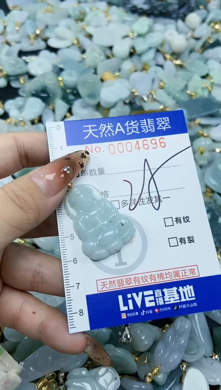 【闪购商品】翡翠颈饰未镶嵌天然A货翡翠