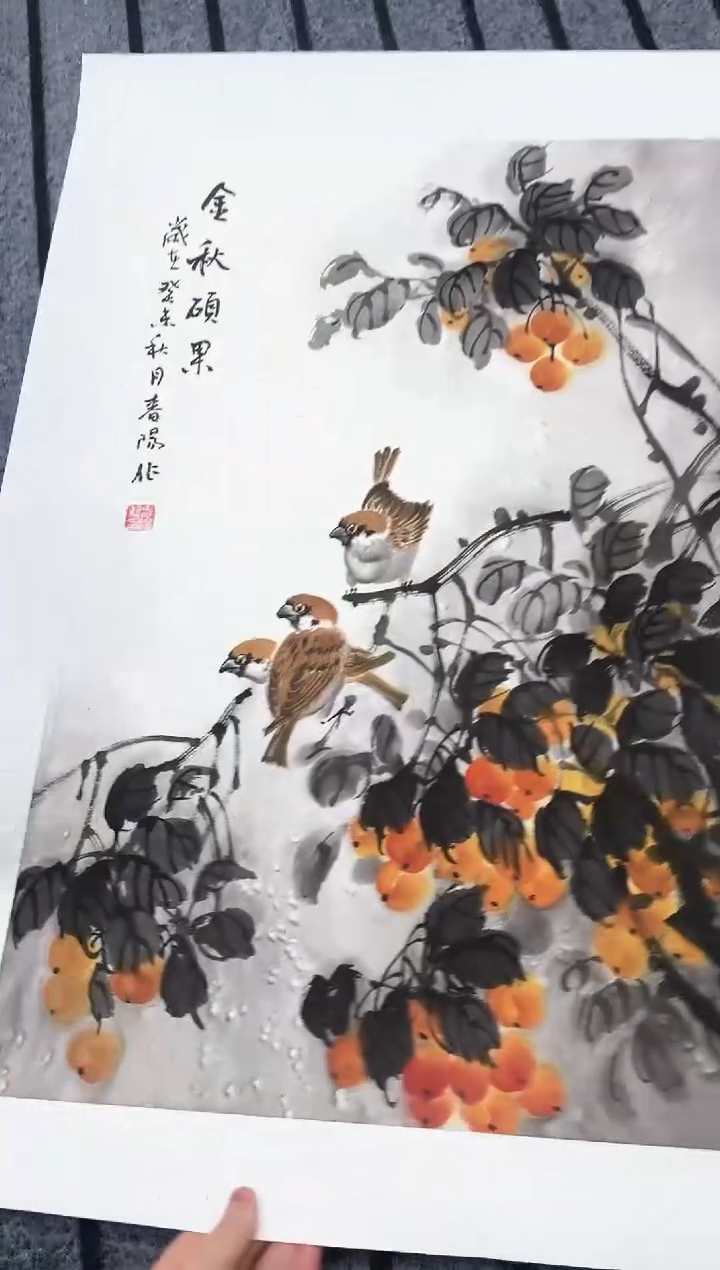 精品国画花鸟作品