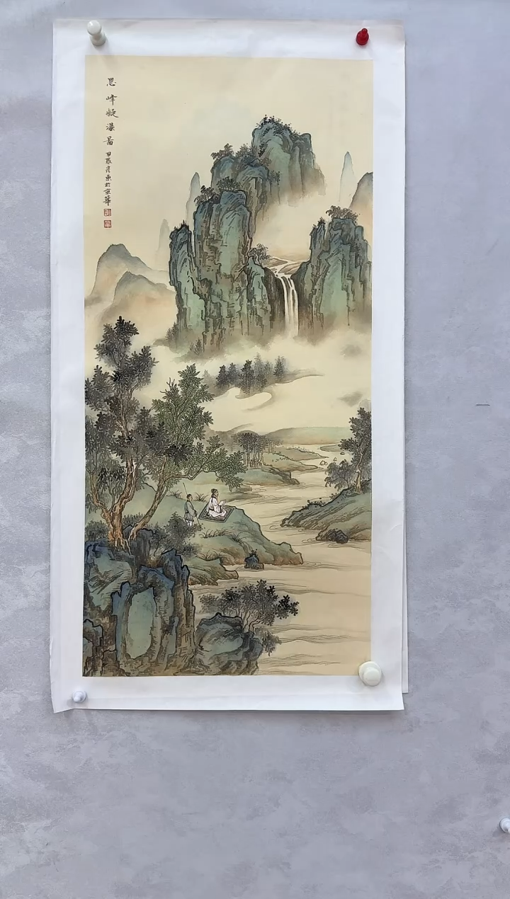 【闪购商品】折扇1北宗国画院副院长郭彦东