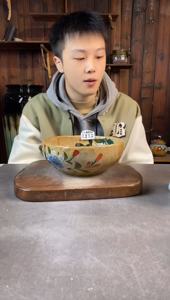 碗016瑕，手工手绘，超值陶瓷