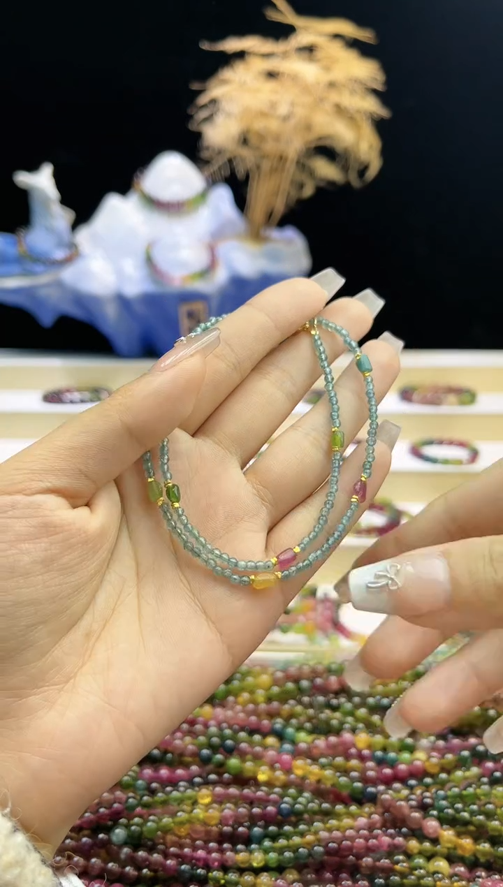 【闪购商品】碧玺/未镶嵌J碧玺项链多样性发货