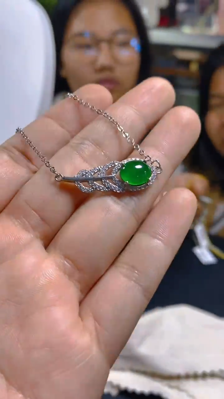 【闪购商品】翡翠吊坠(赠链)未镶嵌0364116180多样性发一