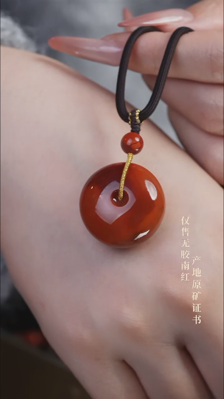 颈饰未镶嵌南红玛瑙吊坠@@DSDZ0091