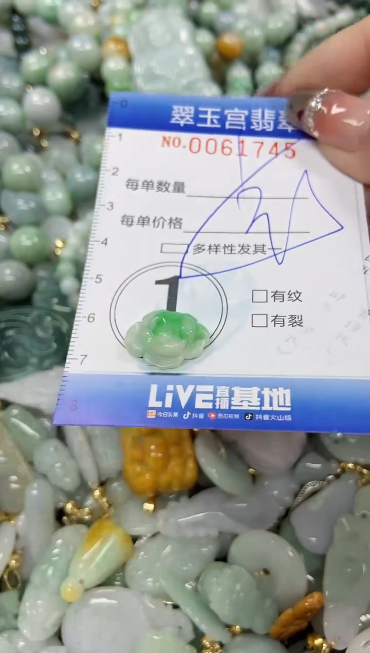 【闪购商品】翡翠颈饰未镶嵌闪购商品0061745多样性发其一