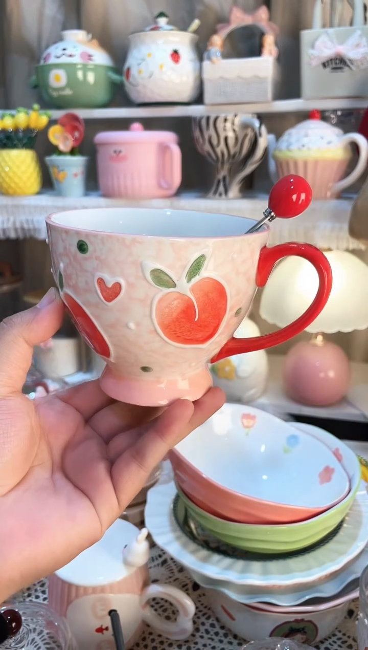 【闪购商品】瓷片水杯 质量好发货快放心拍