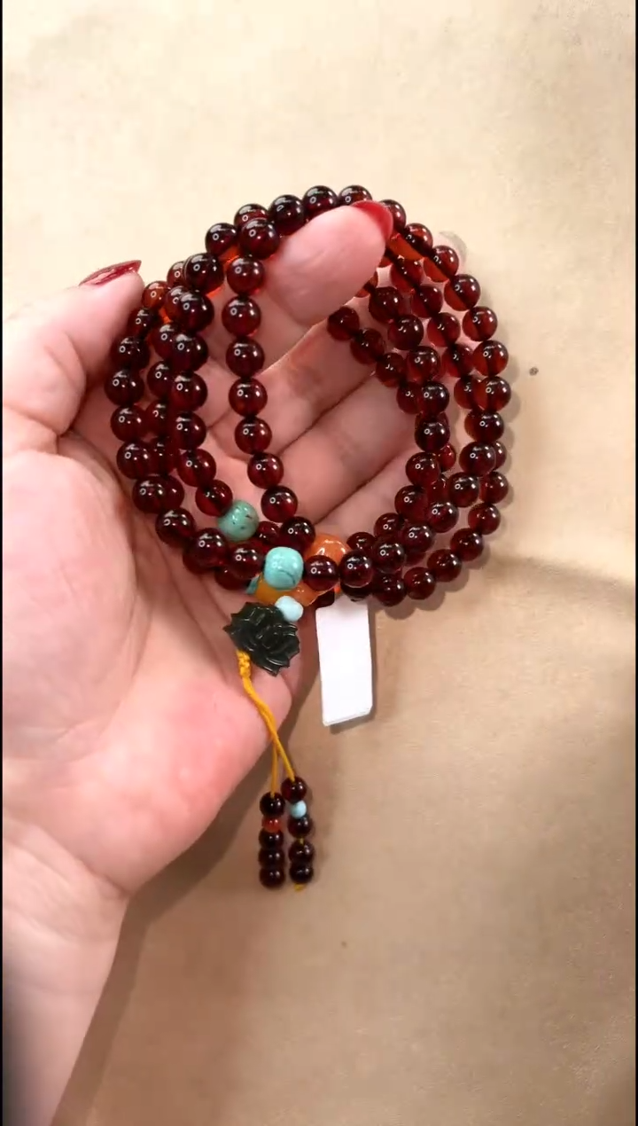 【闪购商品】琥珀颈饰未镶嵌项链