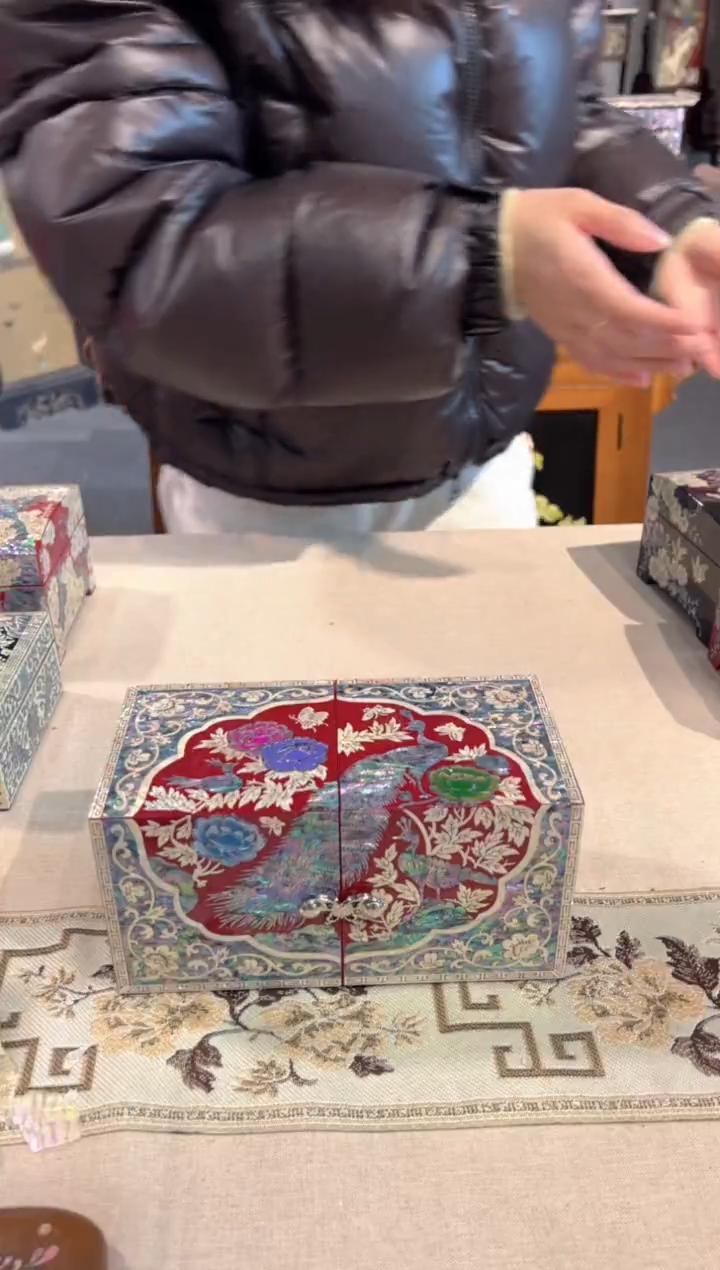 【闪购商品】对开弘贝雅螺钿漆器文化馆